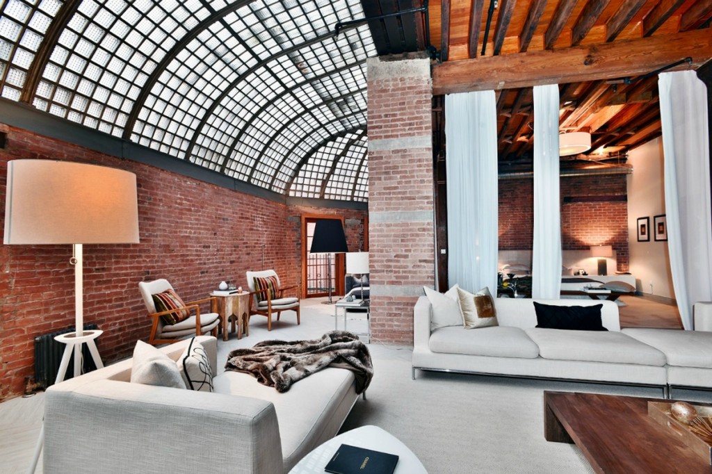 55 North Moore Street, Nestseekers, Tribeca lofts, NYC industrial lofts, skylights