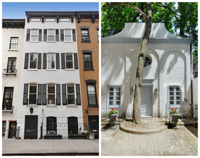 251 East 61 Street, Front facade and rear carriage house