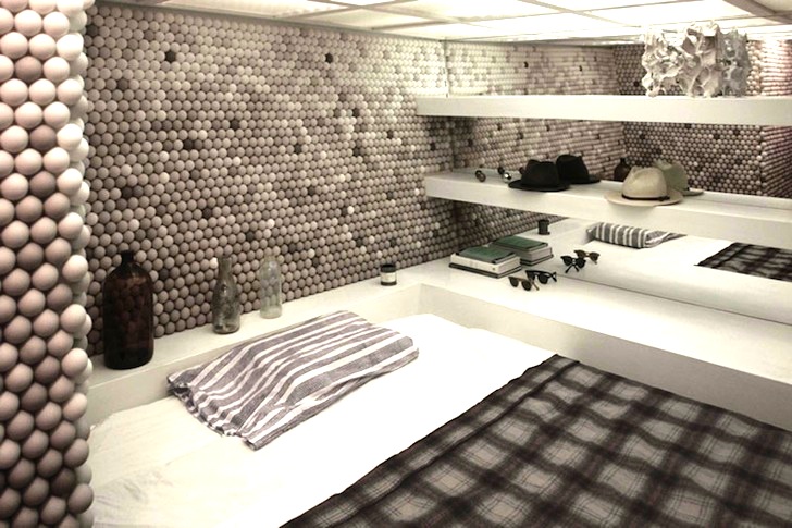 Tiny Brooklyn Apartment Is Covered With 25 000 Ping Pong Balls 6sqft