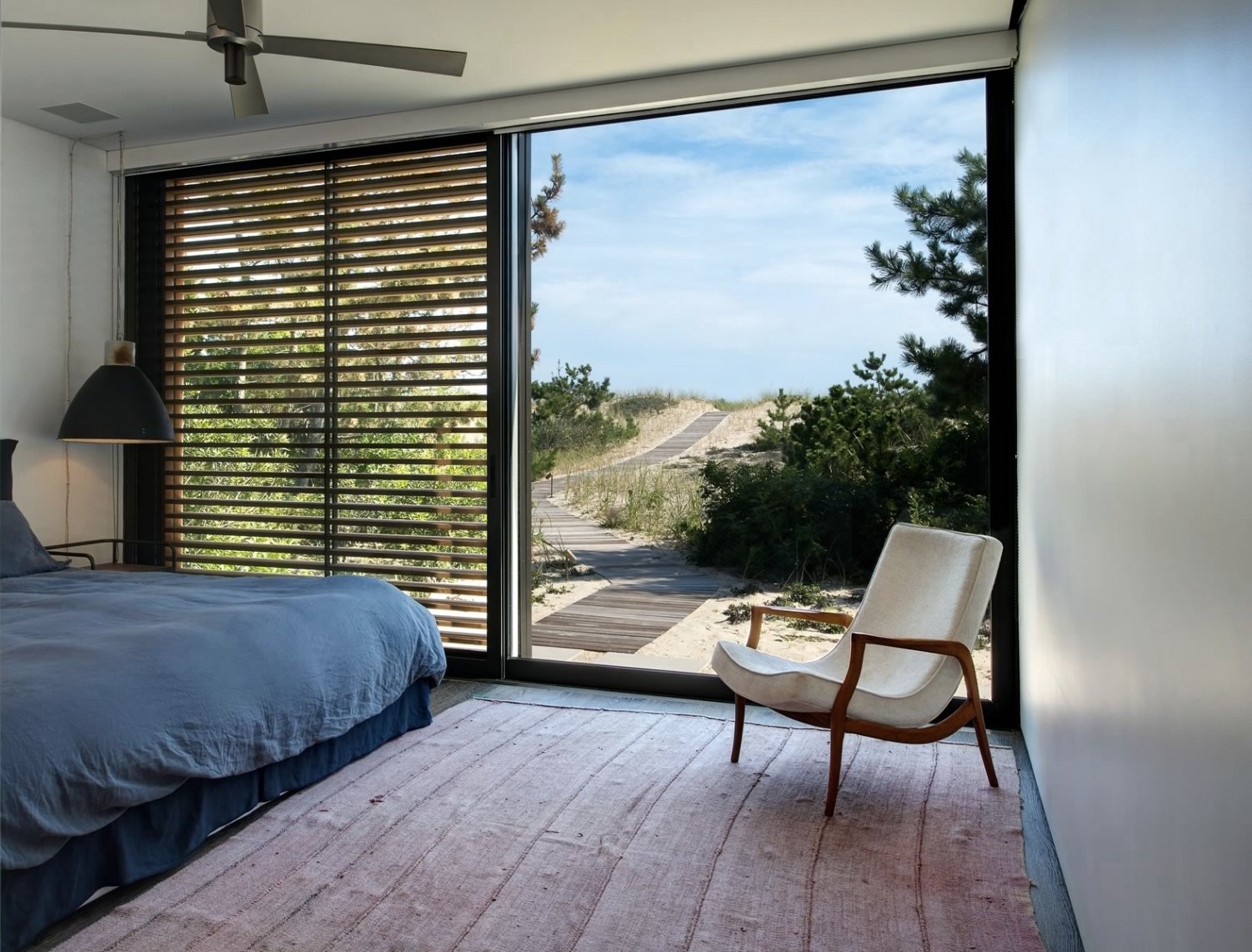 louvered 'shore house' is a contemporary beauty along the louvered 'shore house' is a contemporary beauty along the