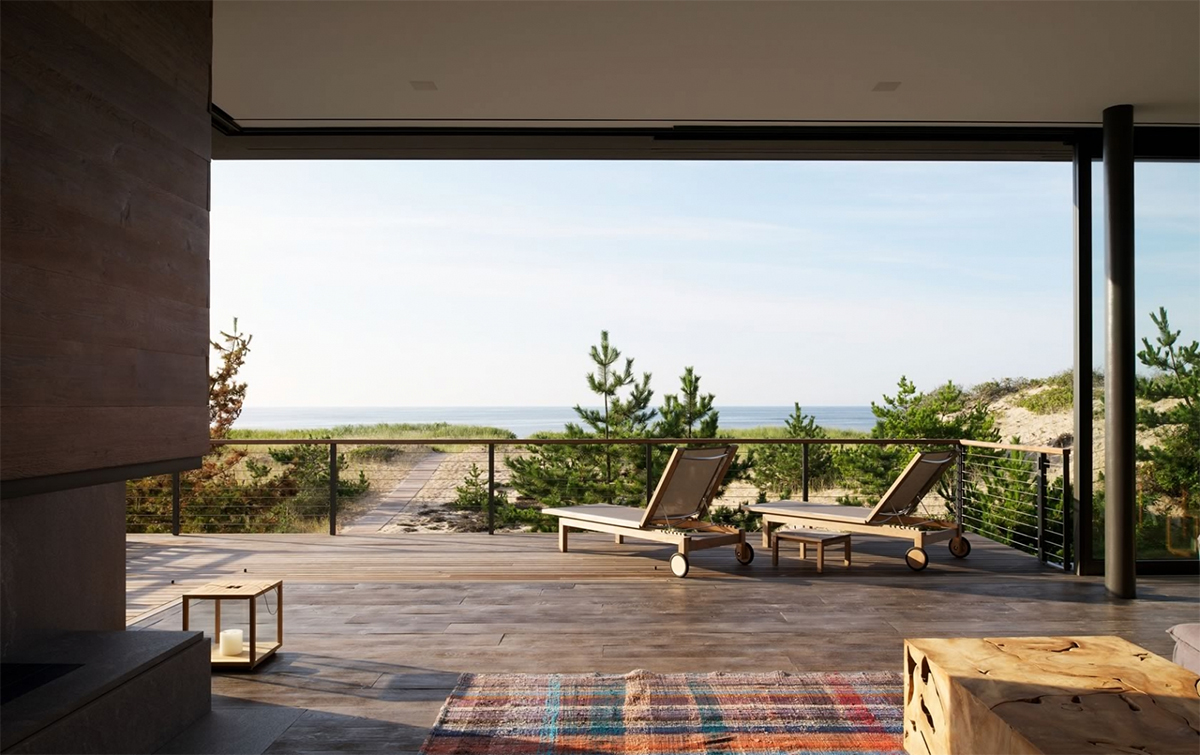 Louvered 'Shore House' is a Contemporary Beauty Along the Amagansett
