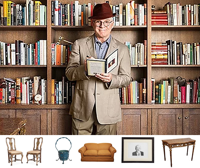 Buy Actor Steve Martin's CastOff Furniture, Items Going for 249