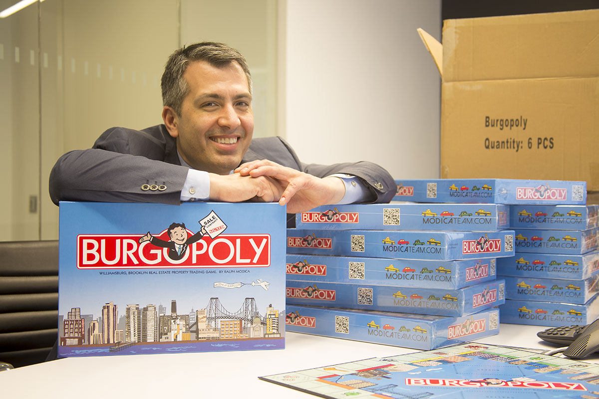 bugopoly board game based on williamsburg, brooklyn