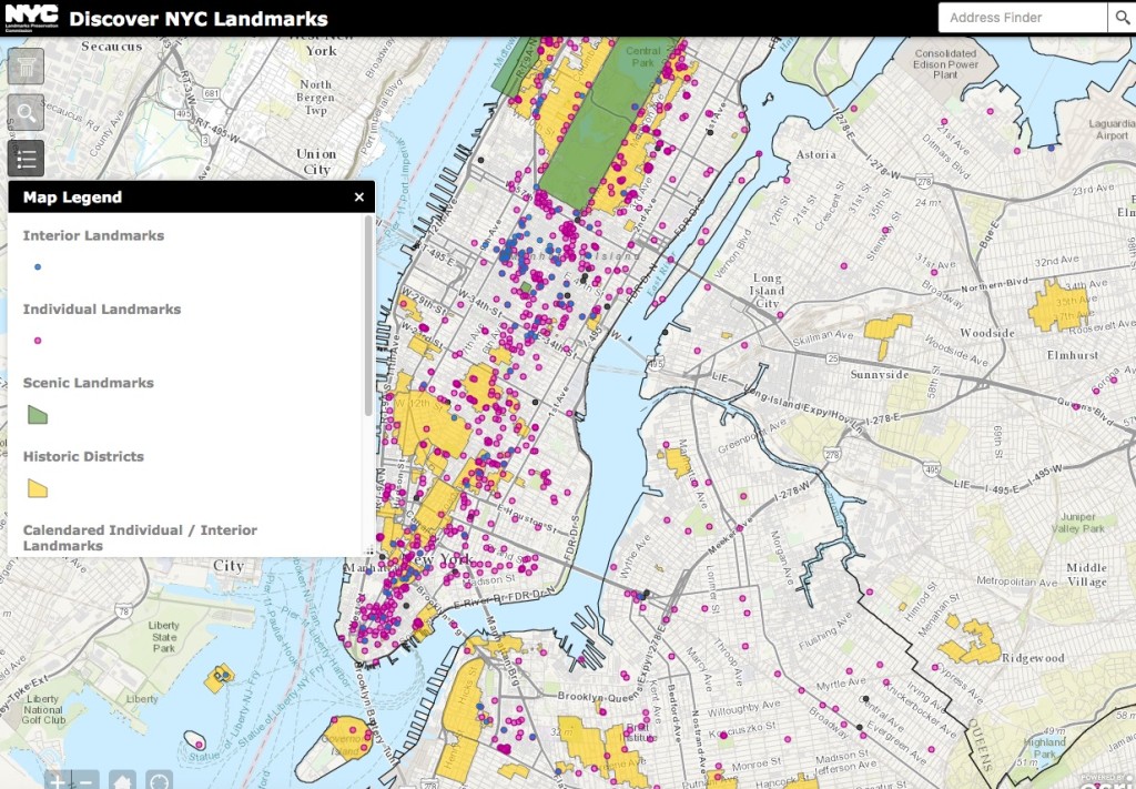 New Interactive Map Lets You Explore New York City’s Landmarks | 6sqft