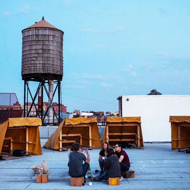 Bivouac Offers Free Off-grid Camping on a Secret NYC Rooftop
