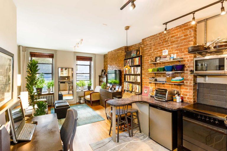 Charming Hell's Kitchen railroad apartment hits the market for 510K
