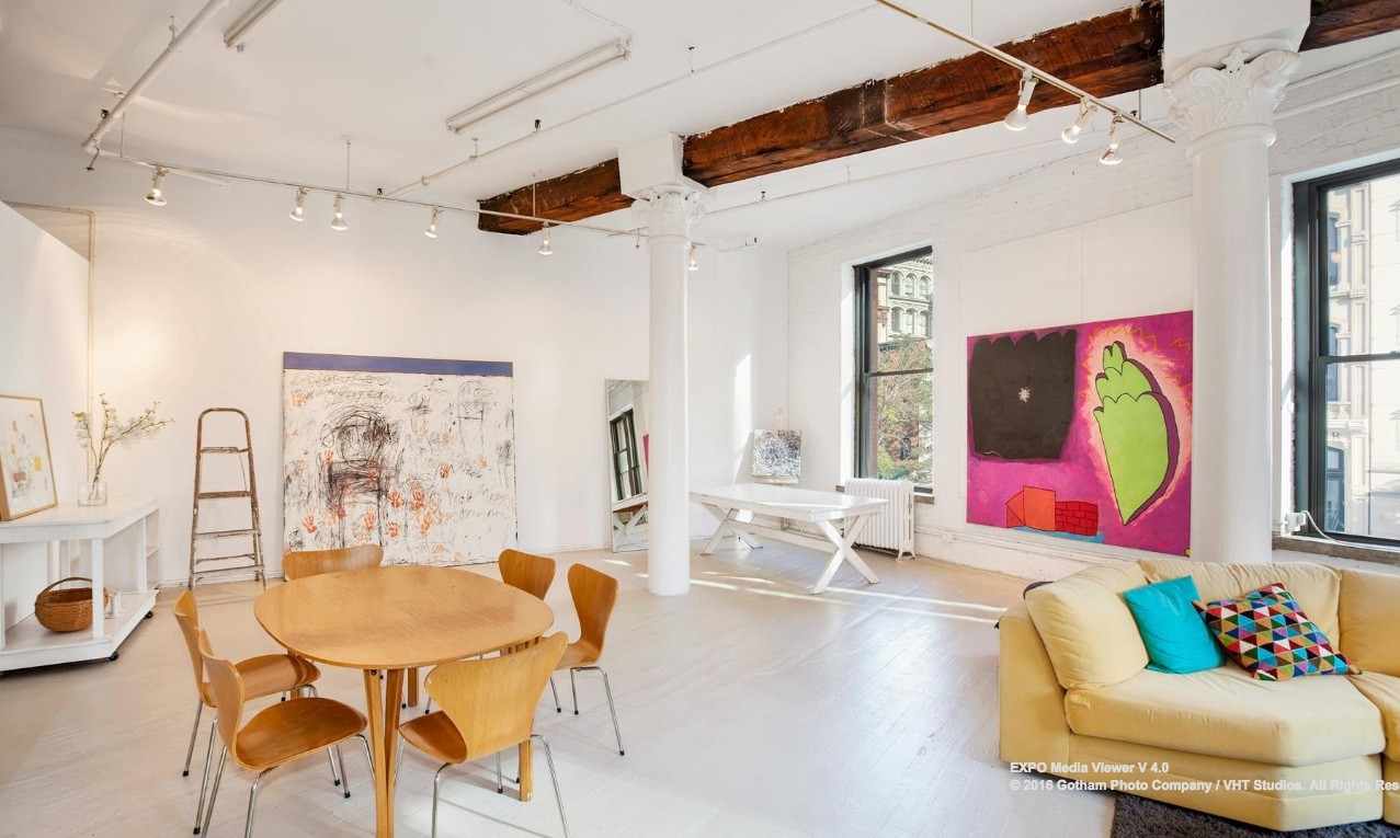 Tribeca live/work loft with an impressive great room hits the ...