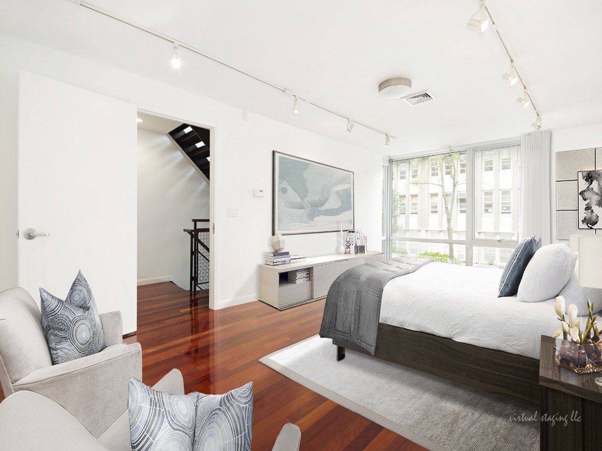 This modern 4.5m townhouse by the williamsburg waterfront has an ...