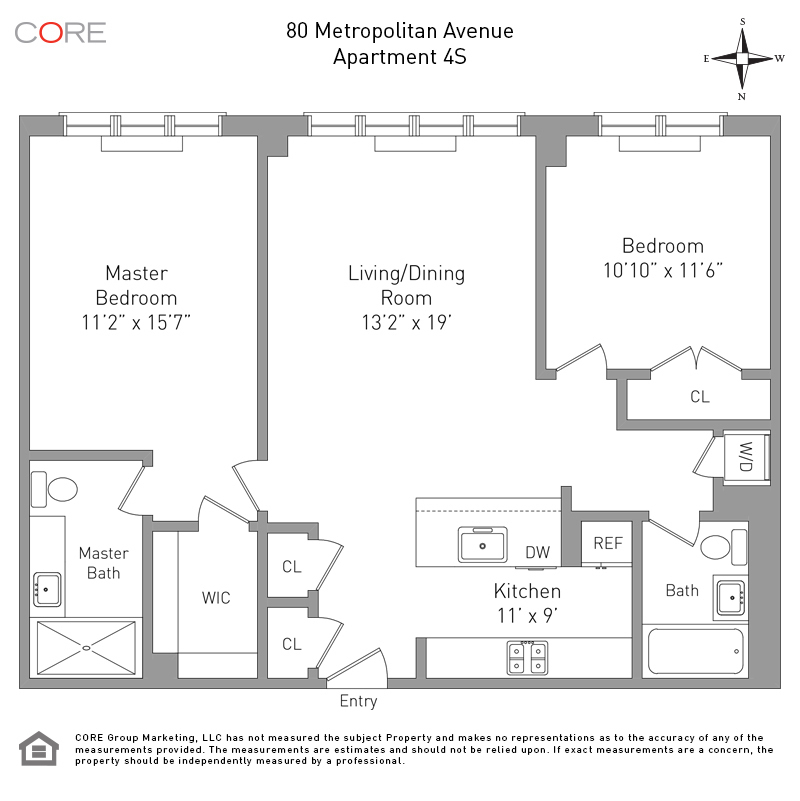Lofty two-bedroom Williamsburg pad with massive windows asks $1.395M ... Lofty two-bedroom Williamsburg pad with massive windows asks $1.395M ...
