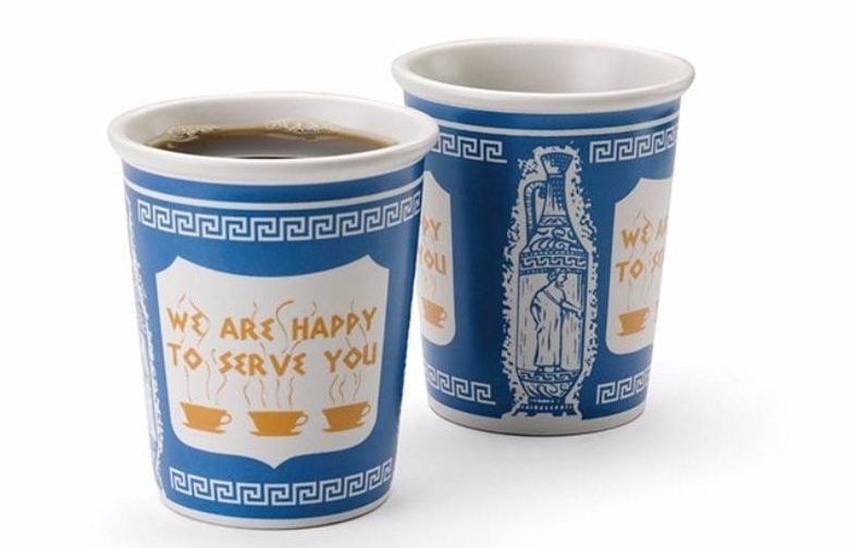 The history behind the iconic NYC Anthora coffee cups 6sqft