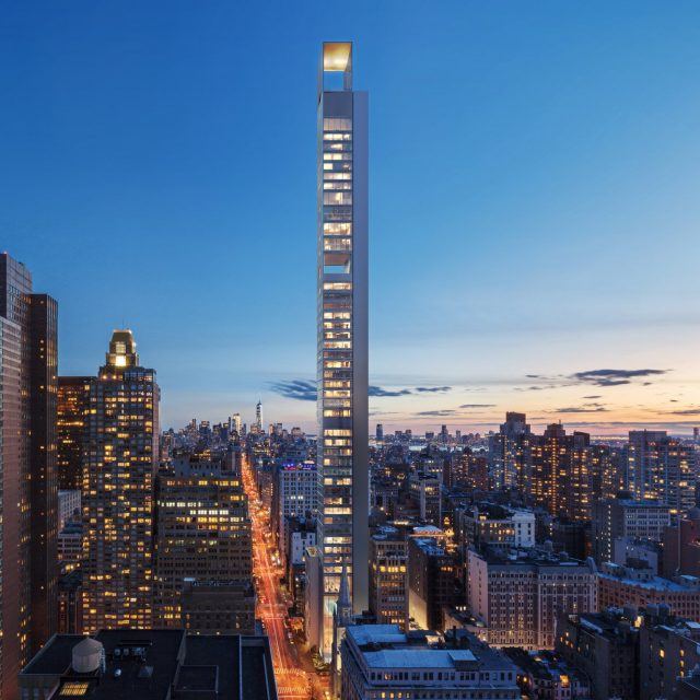 Moscow-based Meganom reveals designs for 1,001-foot skinny supertall in Nomad
