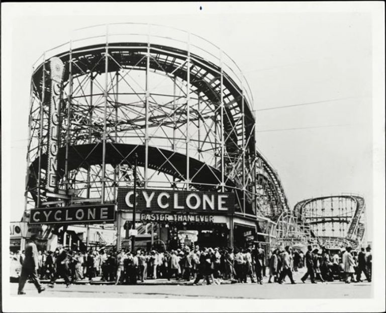 90 years ago today, Coney Island’s iconic Cyclone roller coaster opened