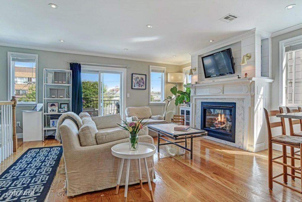 Bright, open condo one block from the beach asks 599K in the Rockaways