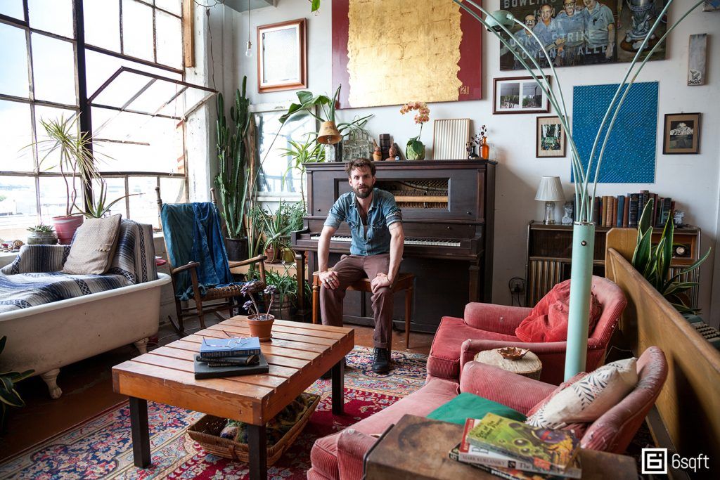 Ehren Shorday, Bushwick loft, Brooklyn artist loft, trash and treasures