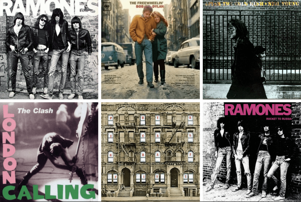 iconic album covers of greenwich village and the east village then