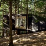 Half-Tree House, barryville, upstate, cabin, tree house, JacobsChang