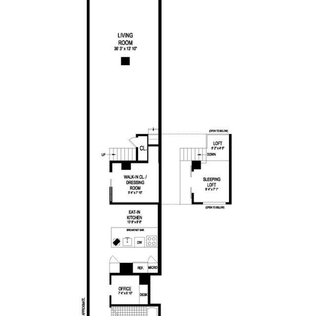 Soho style arrives at this dreamy Turtle Bay loft asking 999K 6sqft