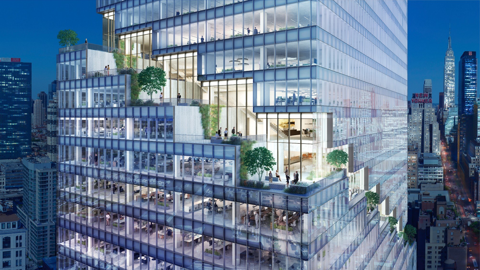 with pfizer as an anchor tenant construction on bjarke pfizer new york office