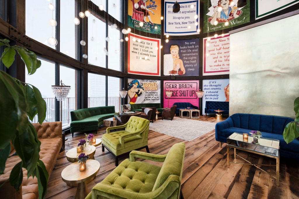 New Williamsburg rooftop hotel bar looks like a water tower you can