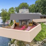 1 petre island, frank lloyed wright, upstate, cool listings, private islands