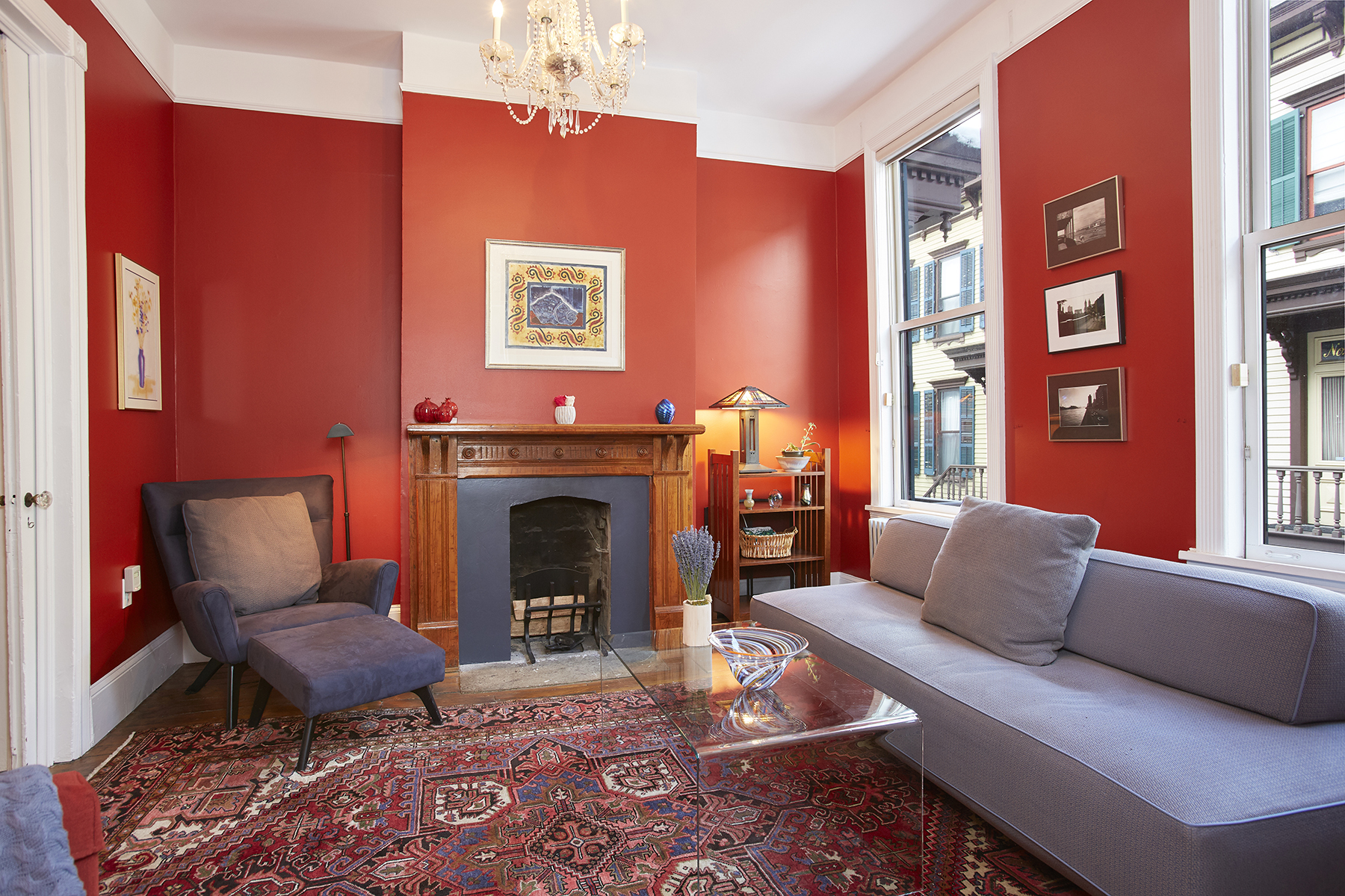 Step back in time in this charming row house on Washington Height's