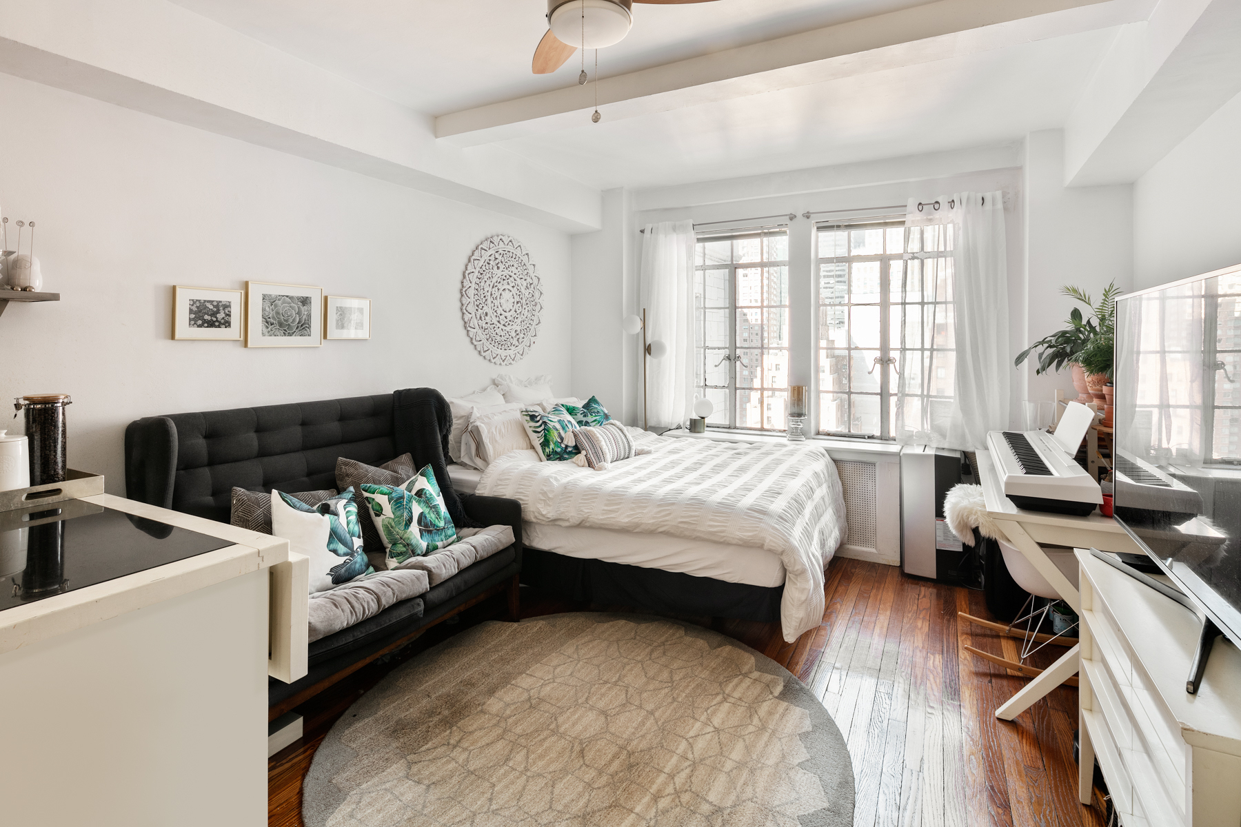 For 345K, a Tudor City studio with views of the park 6sqft