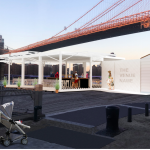 Fulton Ferry landing concession, restaurants, DUMBO, 1 water street, Sterling architecture