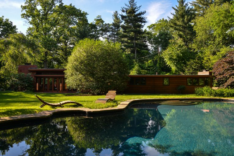 Frank Lloyd Wright's unique hexagonal house in Glen Ridge, NJ is back