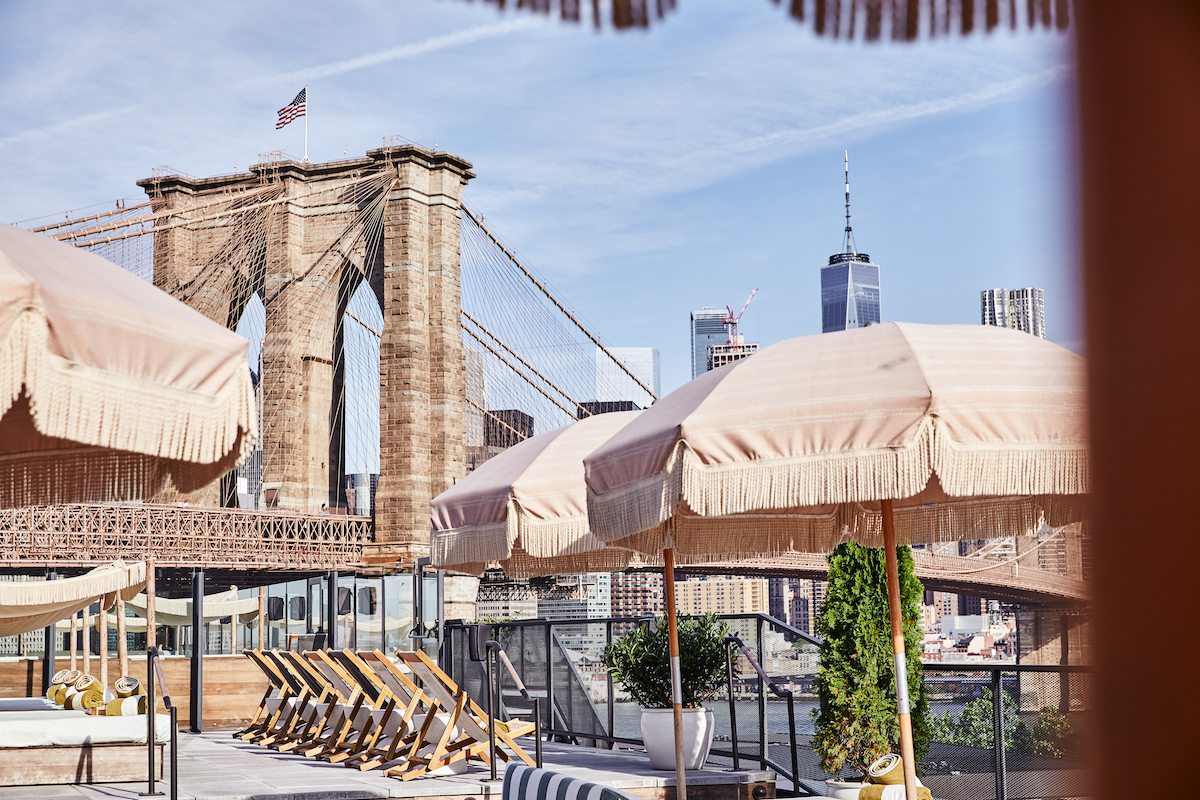 Soho House’s Dumbo location has a new retro rooftop lounge and taco