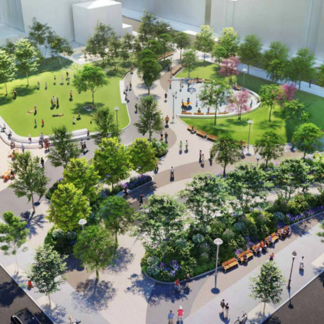 Updated design revealed for longawaited Willoughby Square Park in