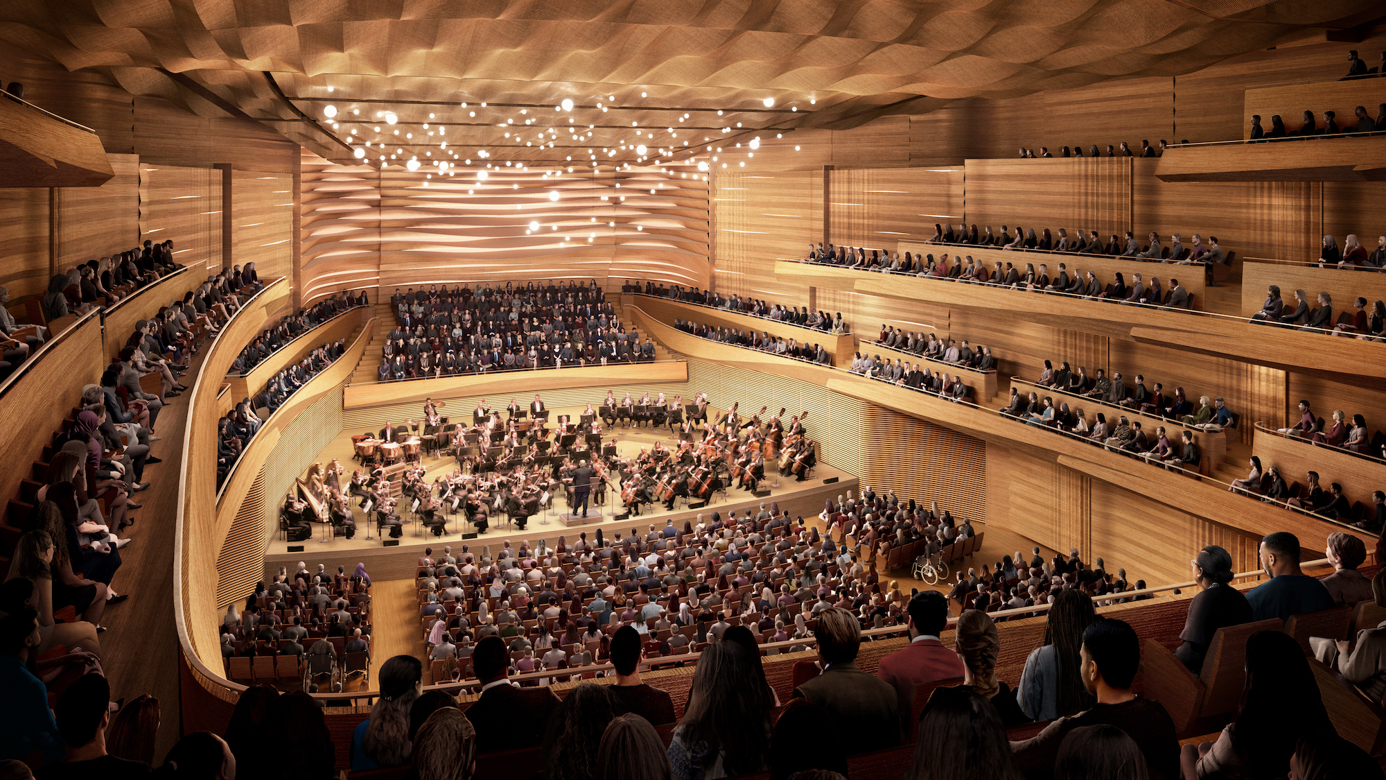 Design Unveiled For New York Philharmonic s 550M Revamped Concert Hall 
