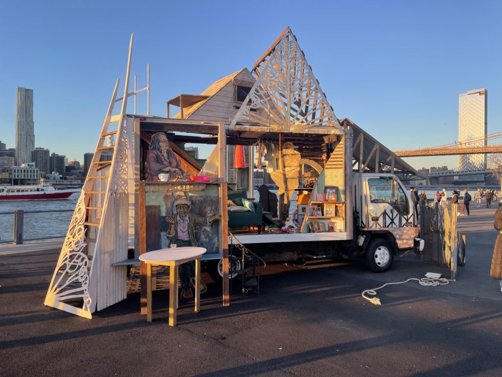 Artist Swoon transformed a box truck into a diorama-style outdoor sculpture that will travel around NYC - Vimarsana News