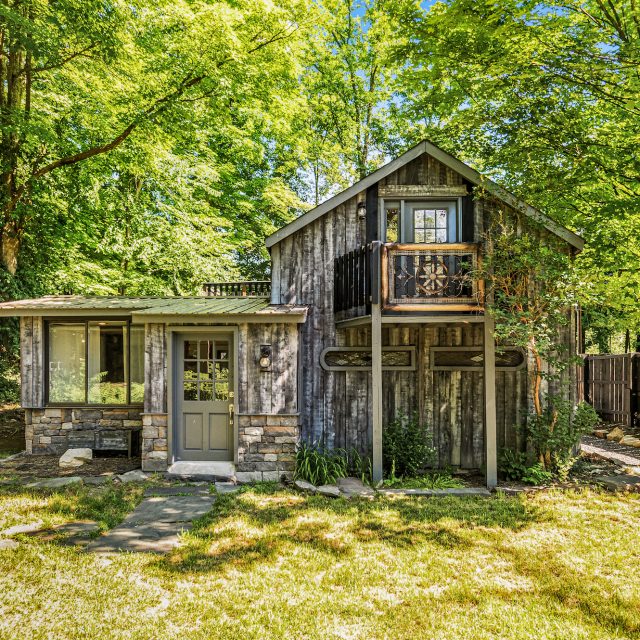 For $446K, a restored 150-year-old cottage in Kingston with waterfall views