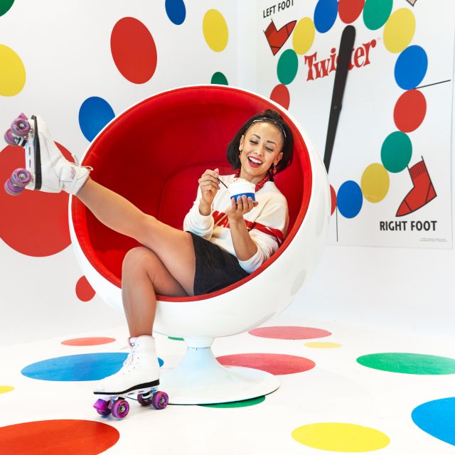 You can roller skate outside on the TWA Hotel's tarmac 6sqft