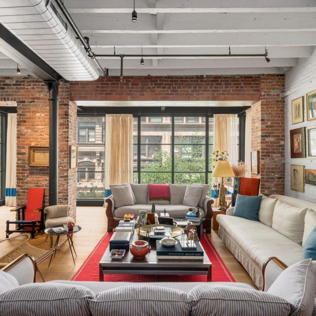 For $7.5M, a quirky Flatiron loft with an outside deck and two floors of solariums