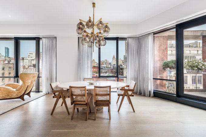 Picture of A designer’s West Village penthouse, wrapped in luxurious finishes and ...