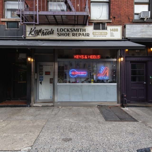 This UES locksmith and shoe repair store is actually a chic cocktail bar