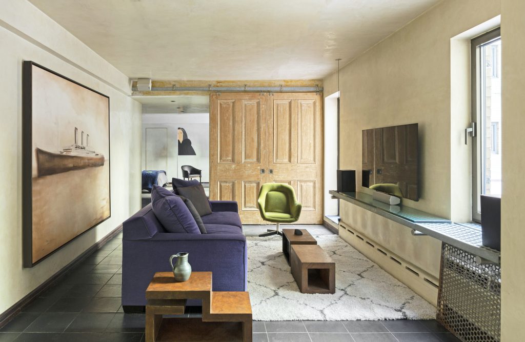 A private waterfront terrace and river views define this sprawling 2.5M Upper East Side coop