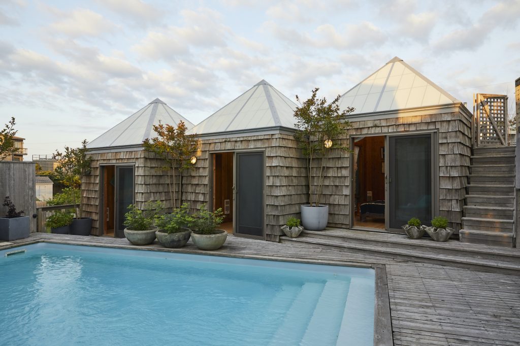 Fire Island modern 'Pyramid House' with a creative past asks 6.5M 6sqft