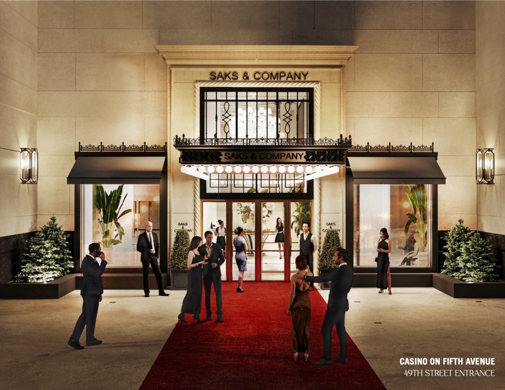 See what a casino atop Saks Fifth Avenue could look like 6sqft
