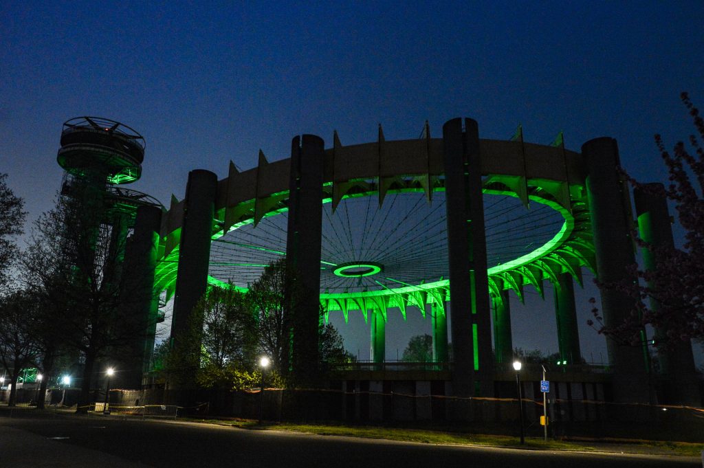Queens' iconic New York State Pavilion will be illuminated every night 6sqft