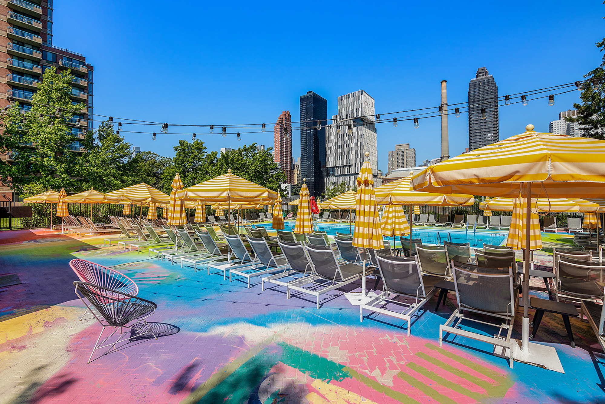 Manhattan Park’s annual PopUp Pool Party gets new art that imagines a