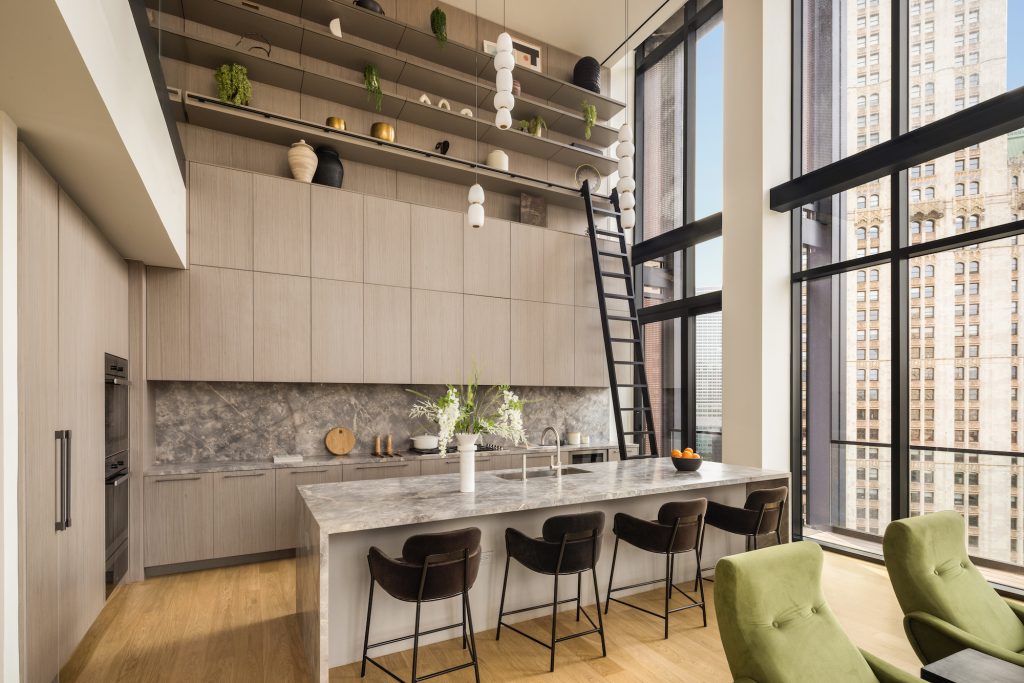 Asking $19.5M, a penthouse in Richard Rogers' first U.S. residential ... - Penthouse Woman Figure Residential Architecture